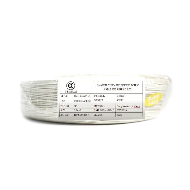 60245iec03 (YG) Serat kaca yang dikepalai suhu tinggi Kawat tahan wayar Pemprosesan Wire 0.5/0.75/1.0mm² 60245iec03 (YG) Serat kaca yang dikepalai suhu tinggi Kawat tahan wayar Pemprosesan Wire 0.5/0.75/1.0mm²