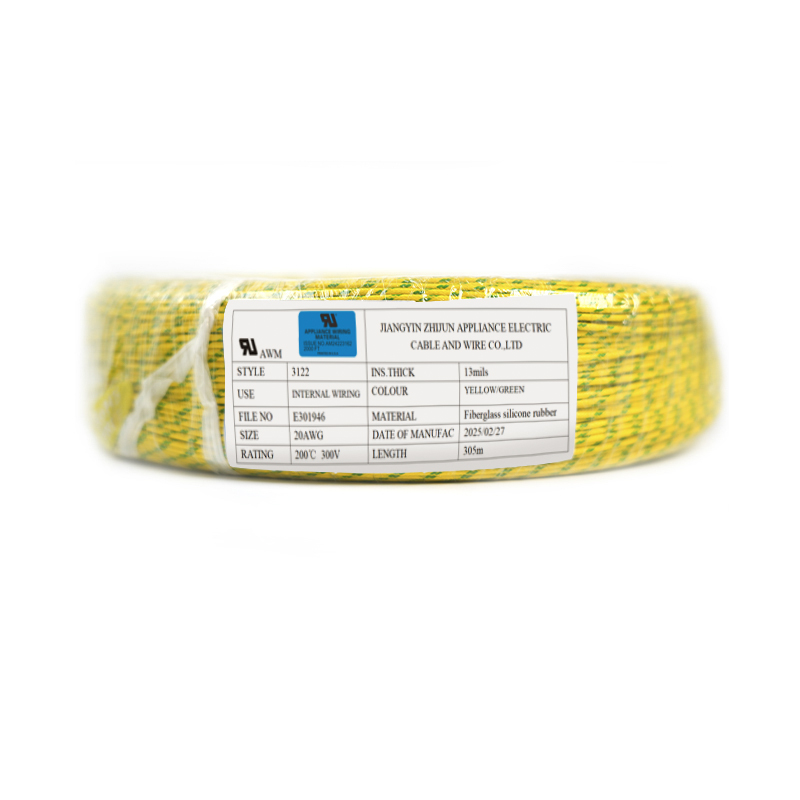 UL3122 7-teras suhu tinggi tahan gentian kaca silikon braided silikon 18AWG UL3122 7-teras suhu tinggi tahan gentian kaca silikon braided silikon 18AWG